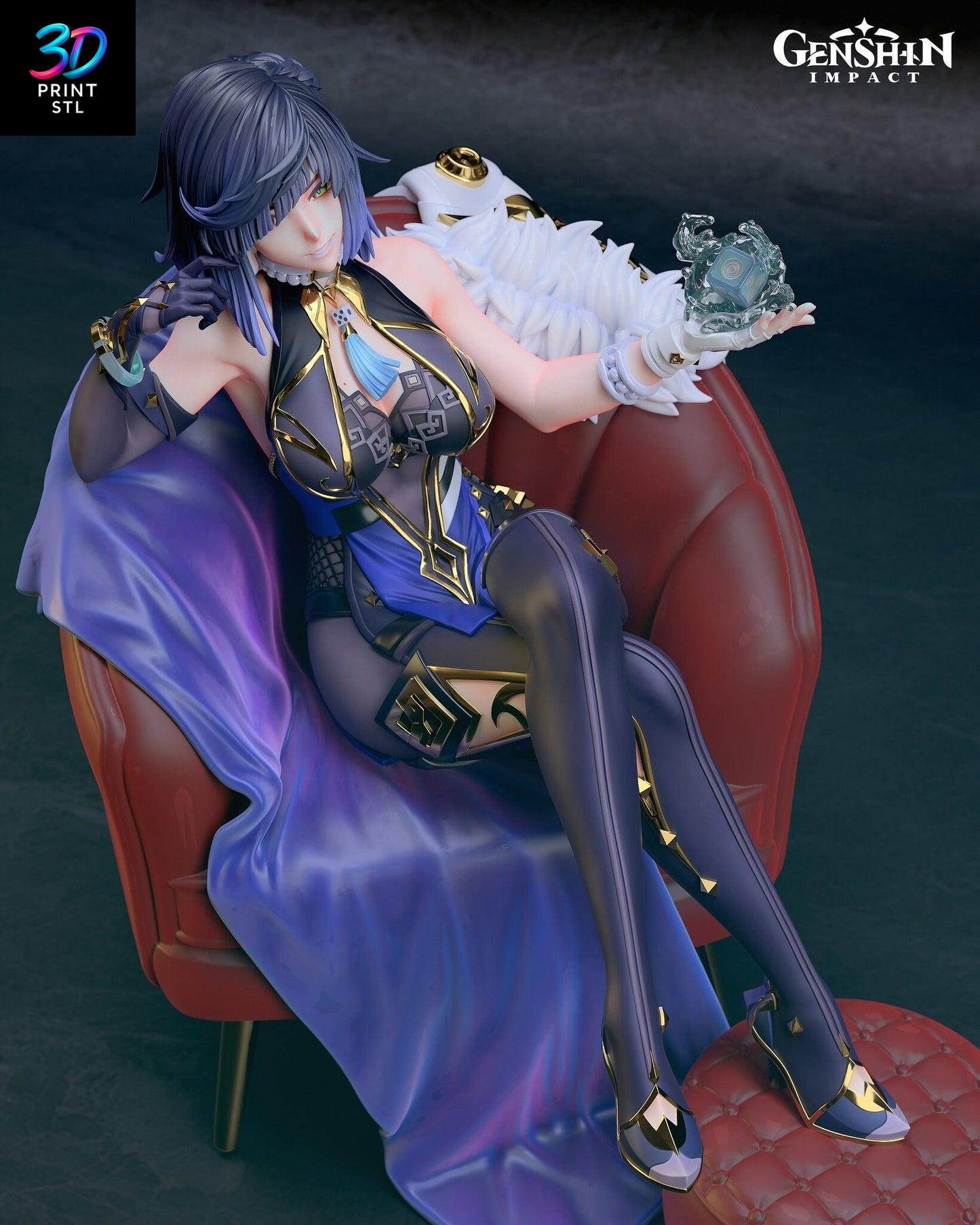 Yelan Figure Genshin Impact | STL File for 3D Printing - Image 3