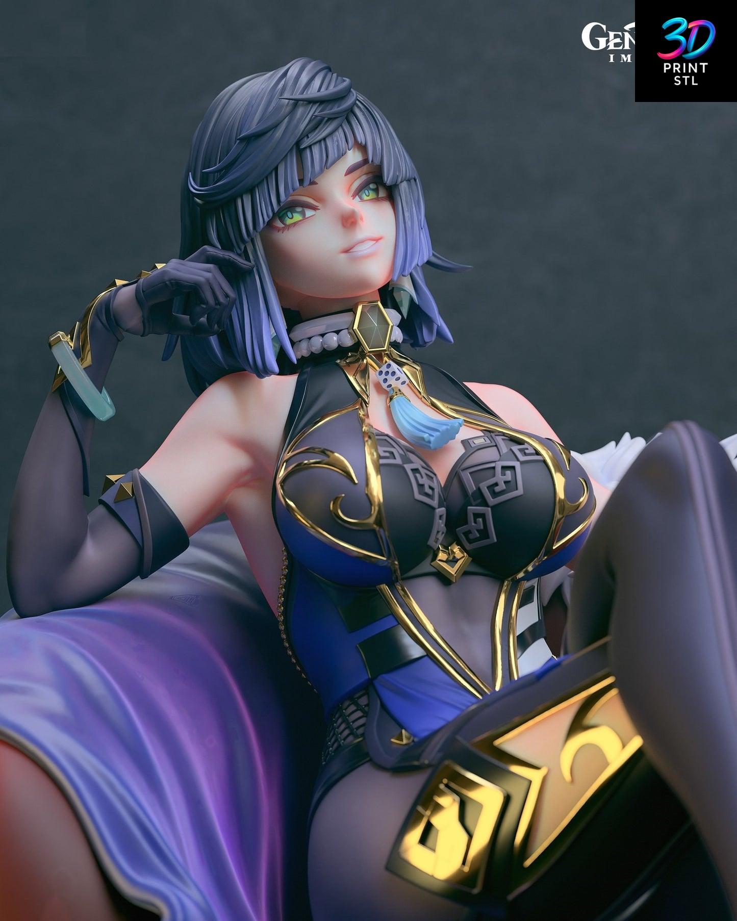 Yelan Figure Genshin Impact | STL File for 3D Printing - Image 4