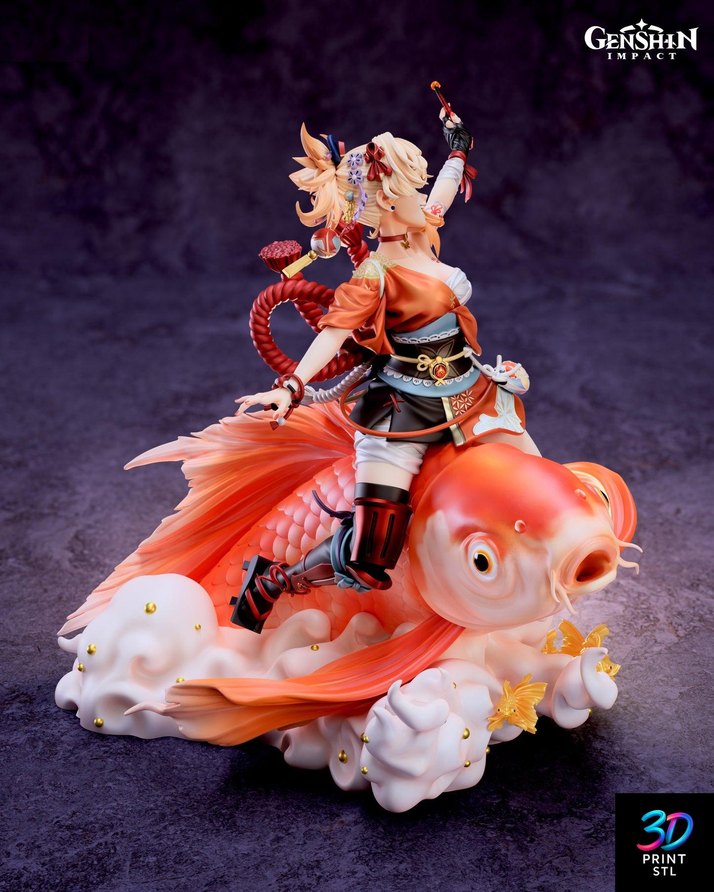 Yoimiya Figure Genshin Impact | 3D Print Model | STL - Image 2