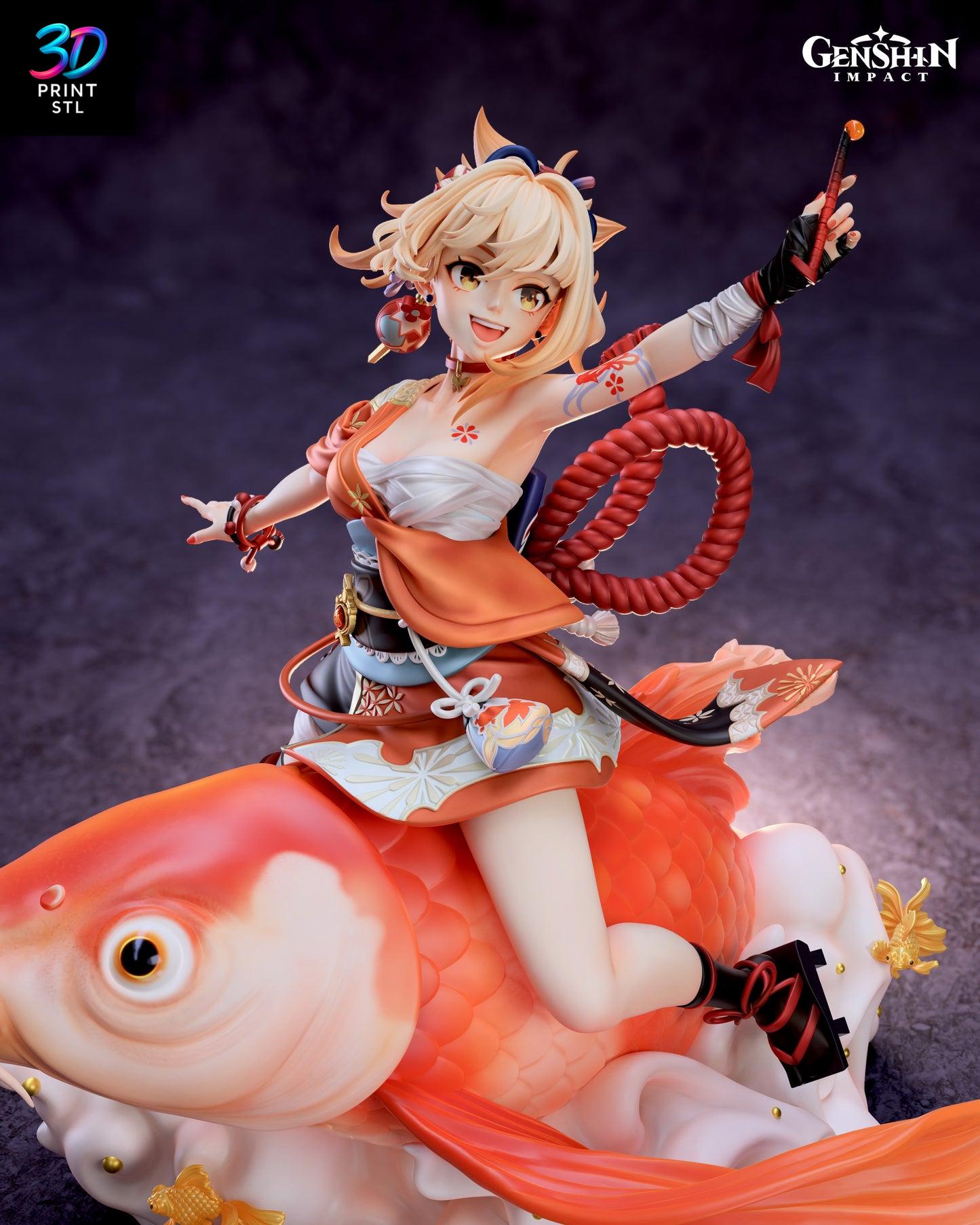 Yoimiya Figure Genshin Impact | 3D Print Model | STL - Image 5