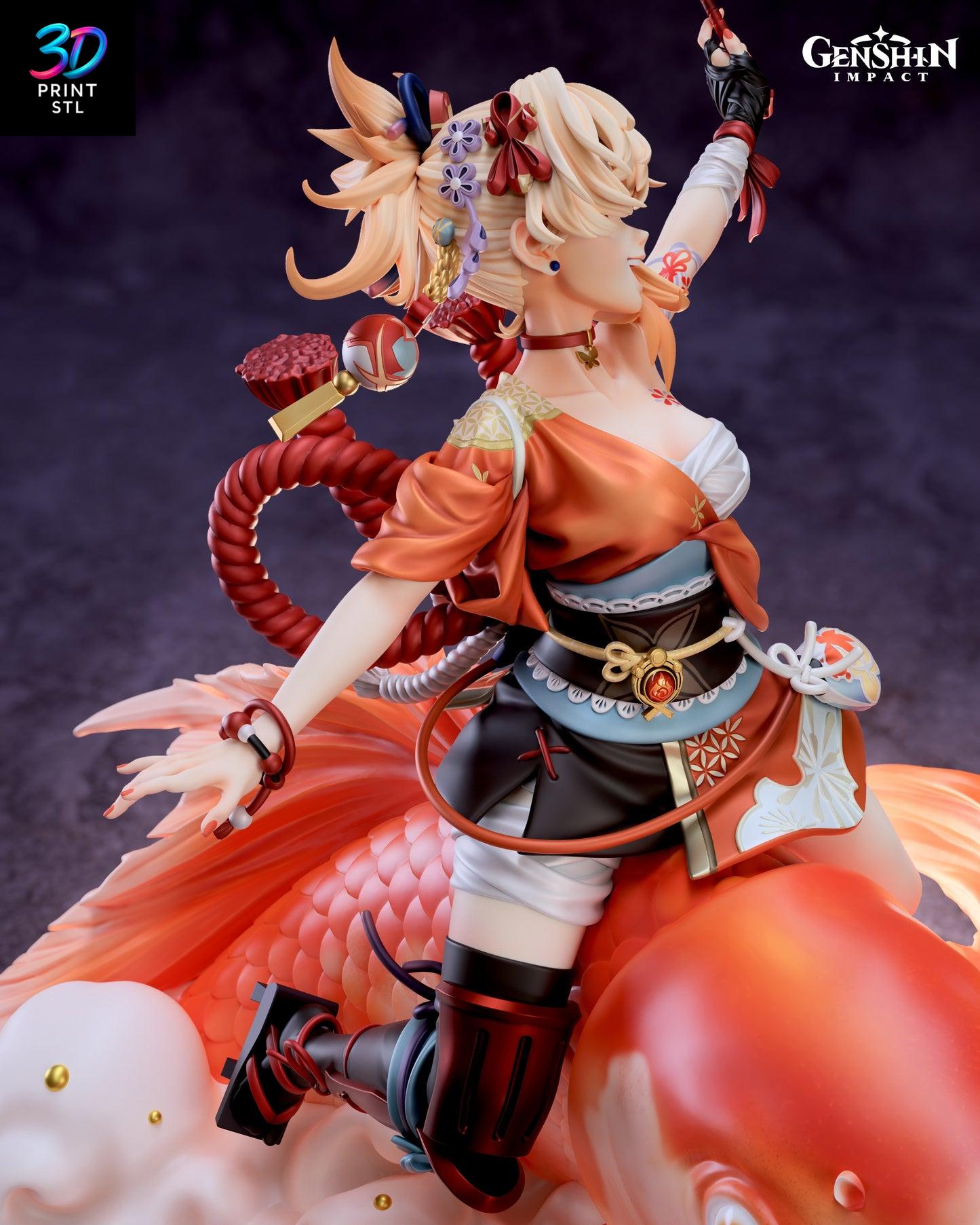Yoimiya Figure Genshin Impact | 3D Print Model | STL - Image 6