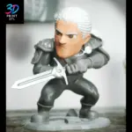 Geralt of Rivia Chibi The Witcher | 3D Print Model | STL