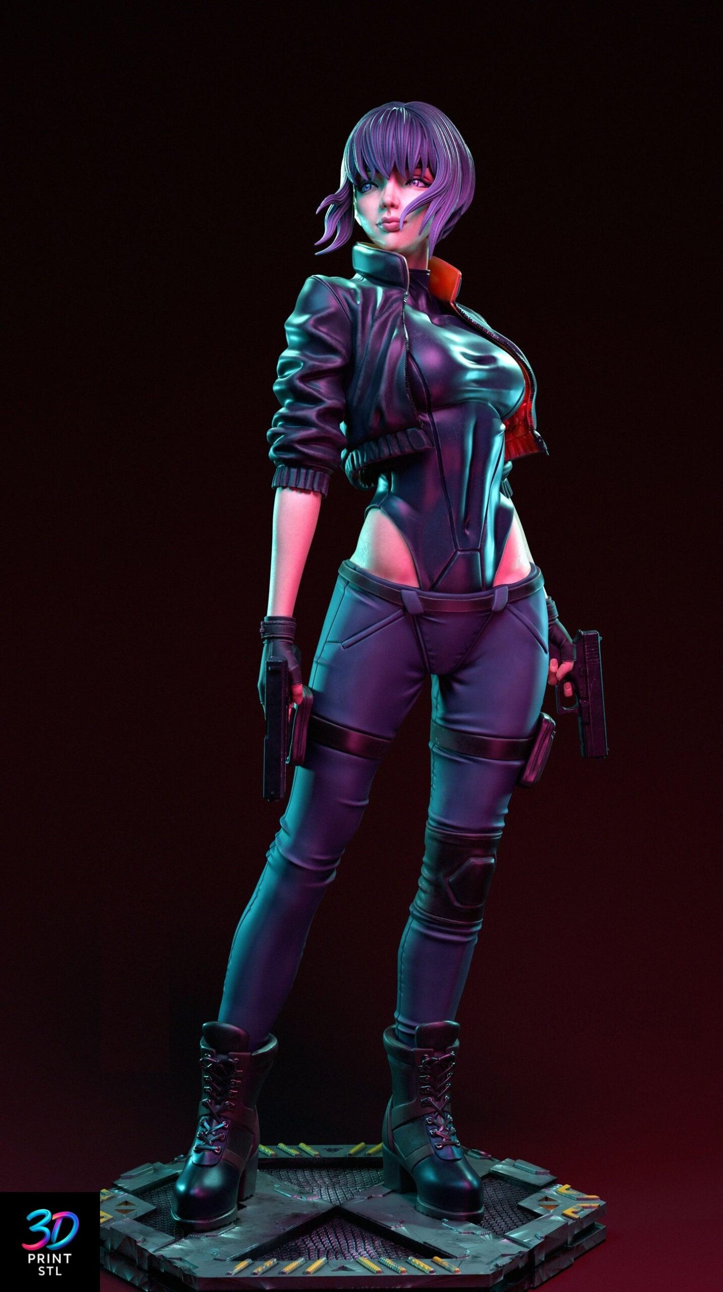 Major Kusanagi Statue | Ghost in the Shell STL File