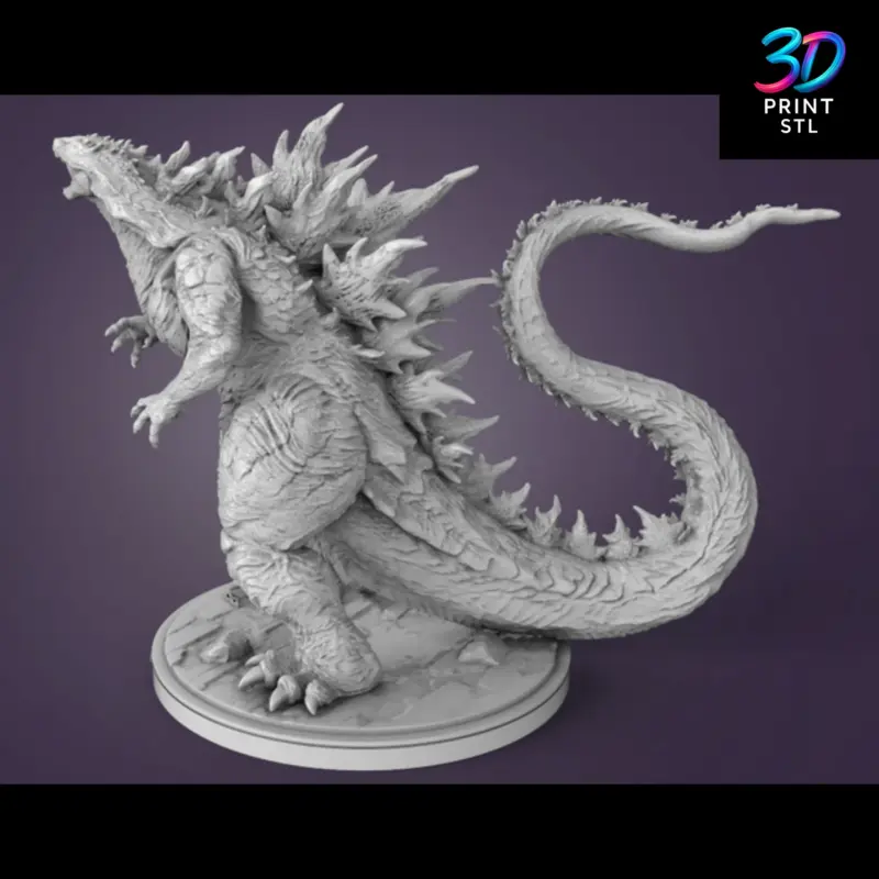 Godzilla King of the Monsters | STL File for 3D Printing - Image 2