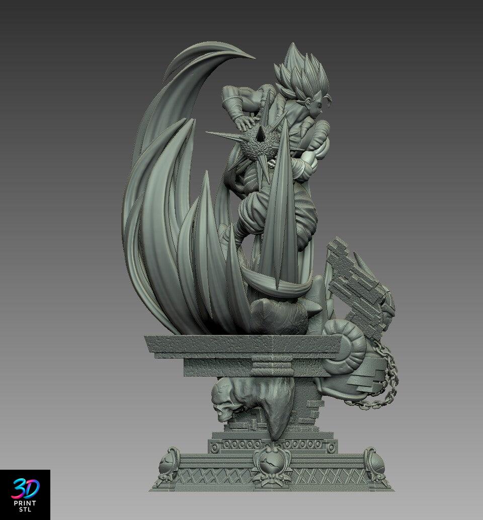 Gogeta Dragon Ball Z | 3D Print File | STL - Image 3
