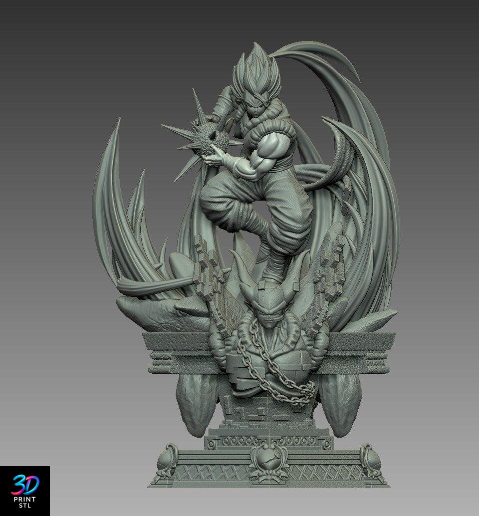 Gogeta Dragon Ball Z | 3D Print File | STL - Image 4