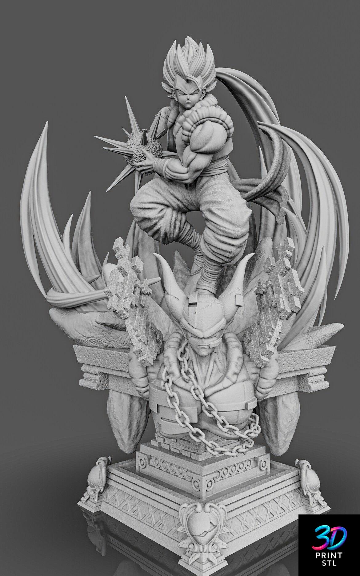 Gogeta Dragon Ball Z | 3D Print File | STL - Image 5