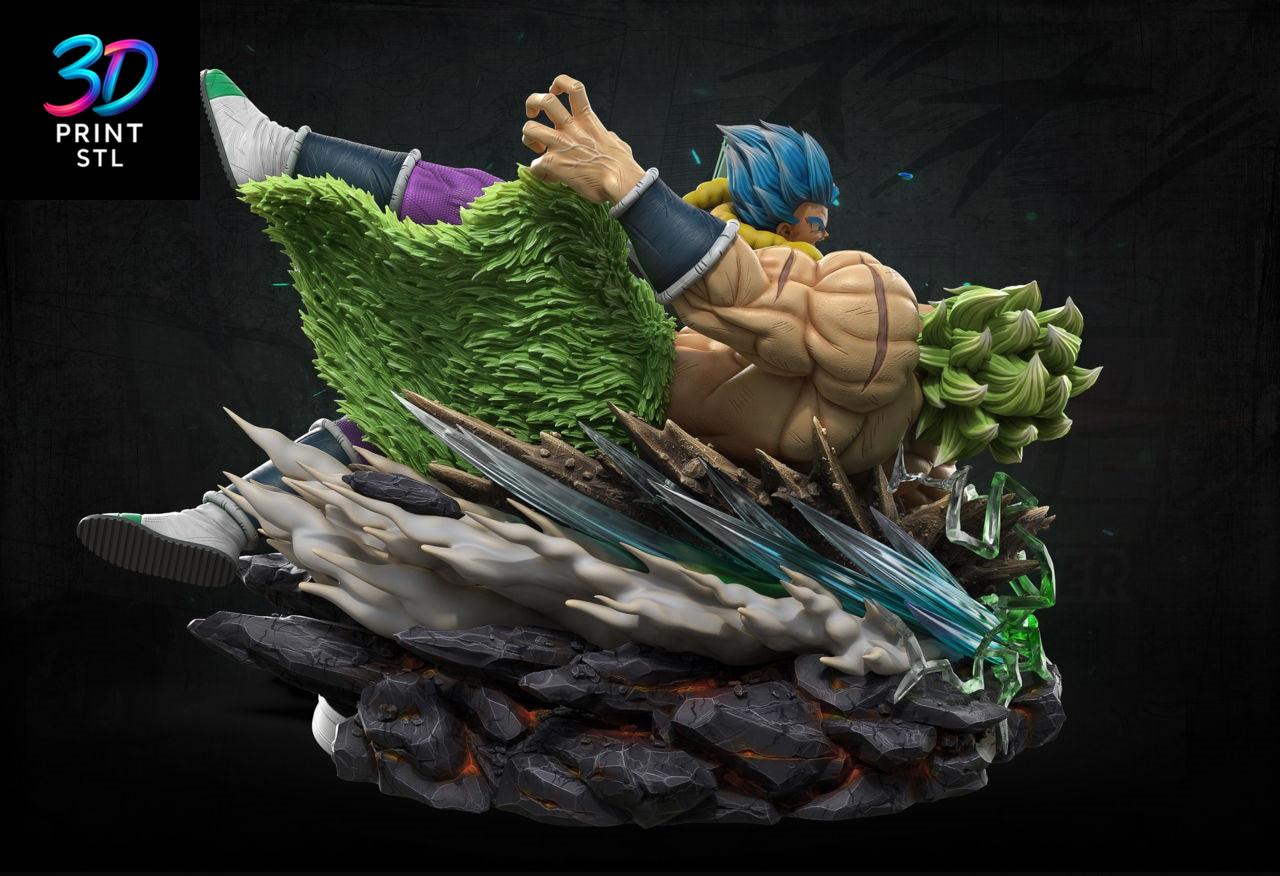 Gogeta VS Broly Dragon Ball Z | 3D Print File | STL - Image 2