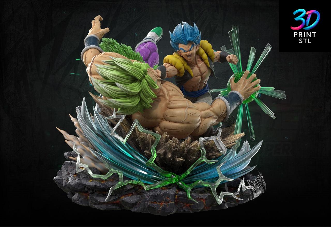 Gogeta VS Broly Dragon Ball Z | 3D Print File | STL - Image 3