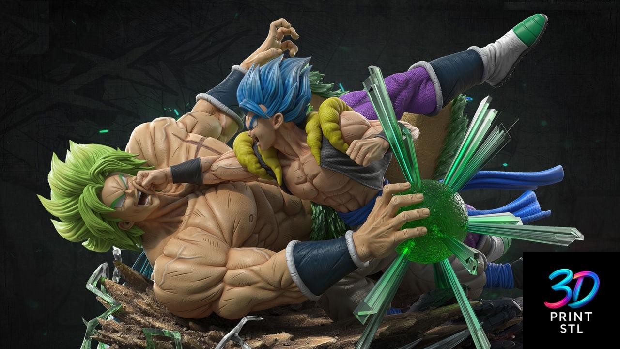 Gogeta VS Broly Dragon Ball Z | 3D Print File | STL - Image 4