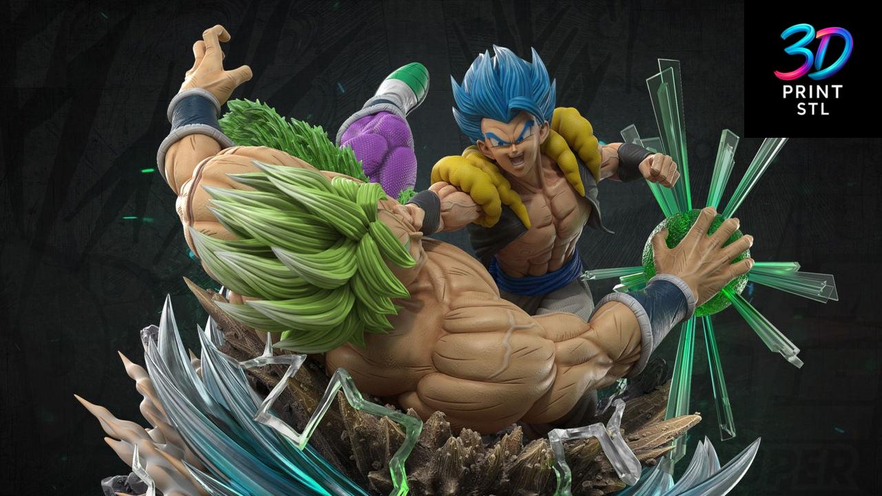 Gogeta VS Broly Dragon Ball Z | 3D Print File | STL - Image 5