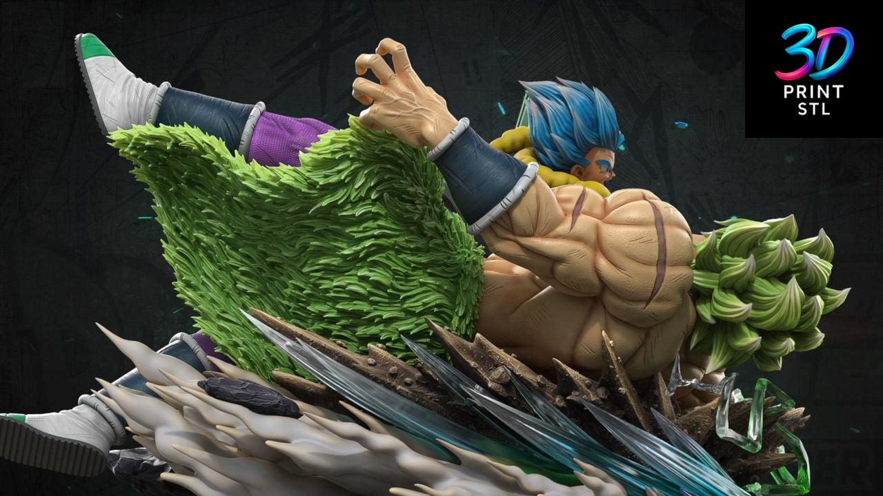 Gogeta VS Broly Dragon Ball Z | 3D Print File | STL - Image 6
