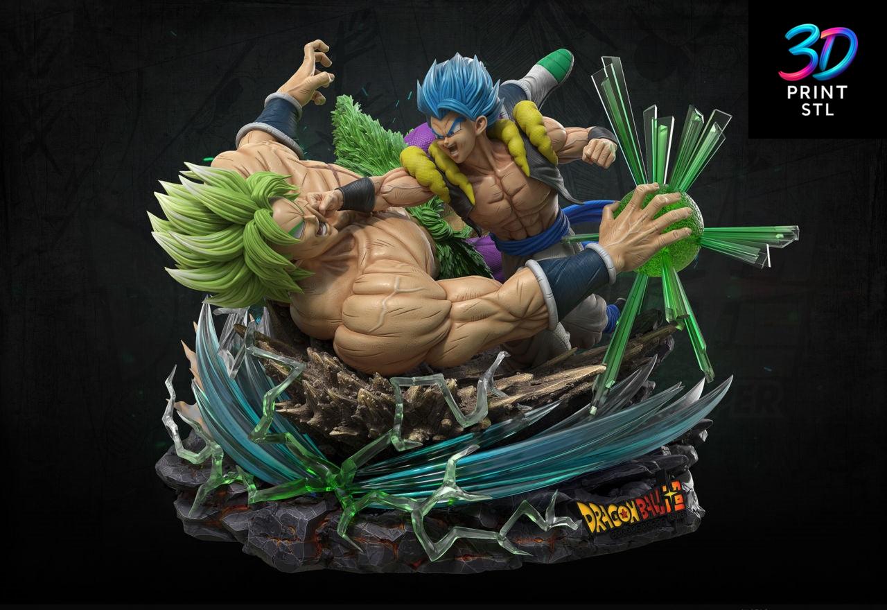 Gogeta VS Broly Dragon Ball Z | 3D Print File | STL - Image 7