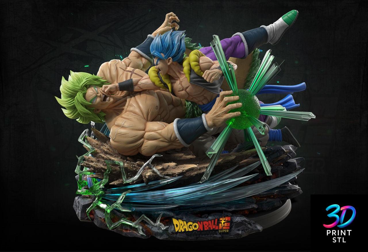 Gogeta VS Broly Dragon Ball Z | 3D Print File | STL - Image 9