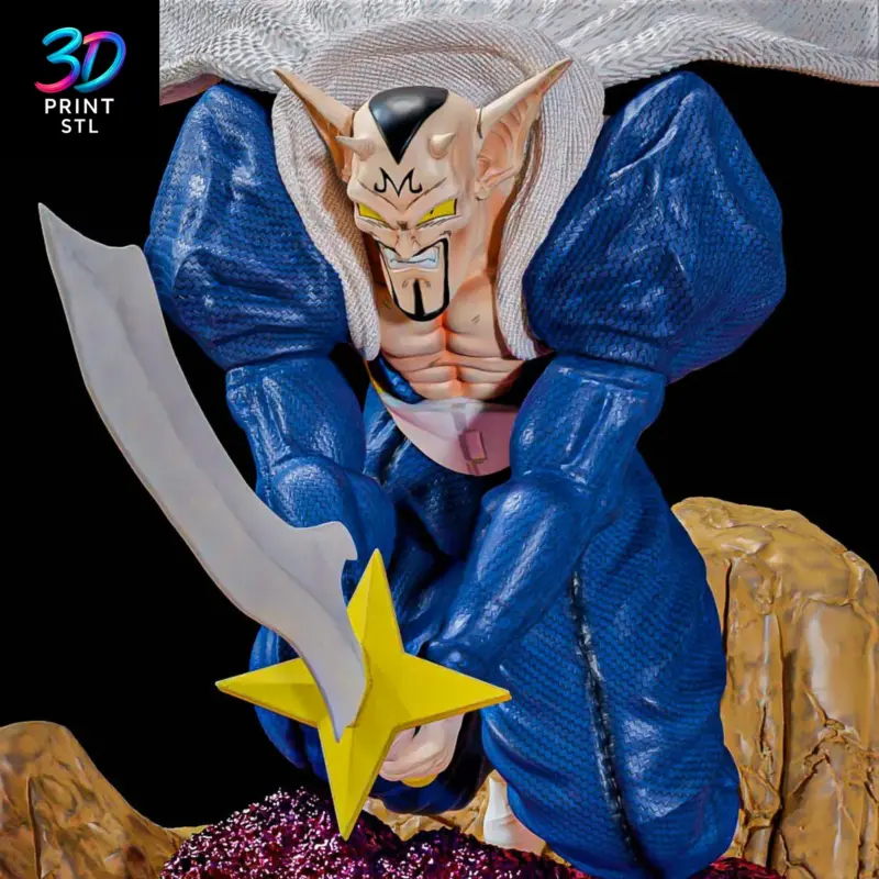 Gohan vs Dabra Diorama Dragon Ball Z | STL File for 3D Printing - Image 5