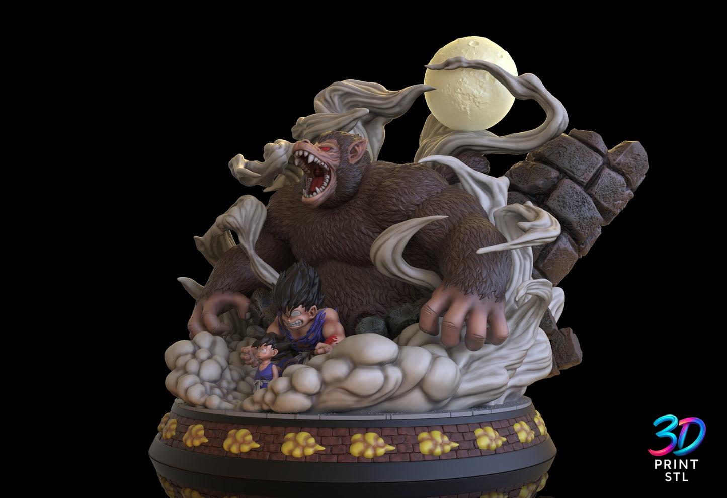 Super Saiyan Goku Statue – Dragon Ball Z STL 3D Print