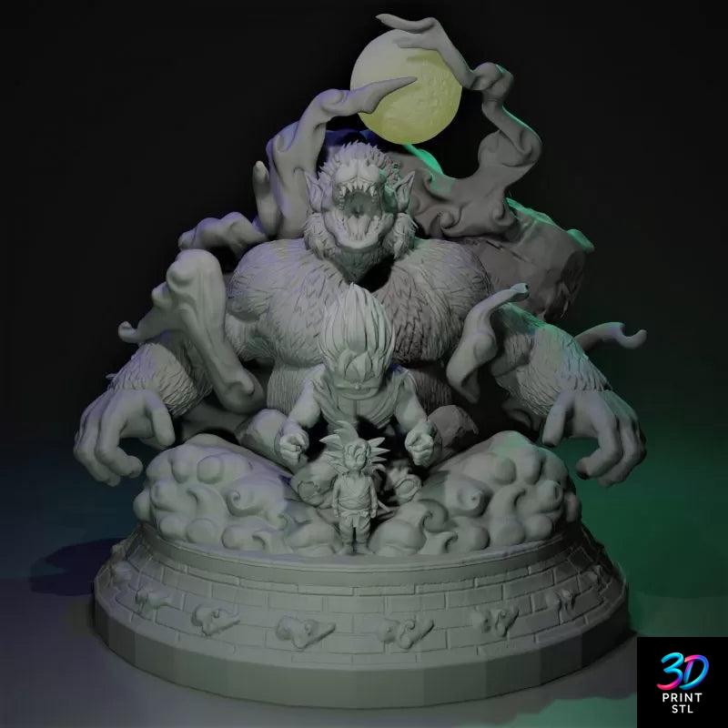 Super Saiyan Goku Statue – Dragon Ball Z STL 3D Print - Image 4