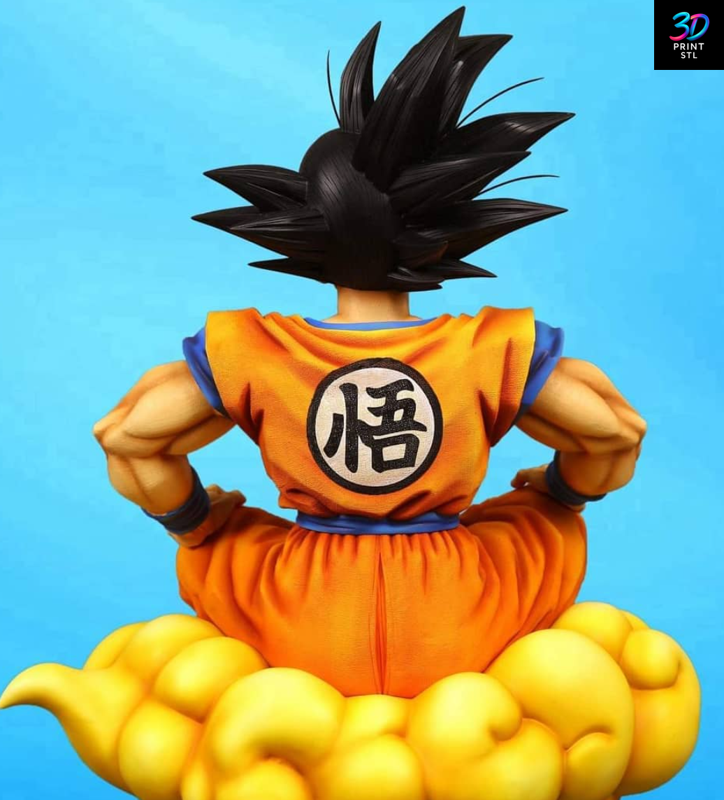 Goku Kamehameha Pose | DBZ 3D Print STL File - Image 3