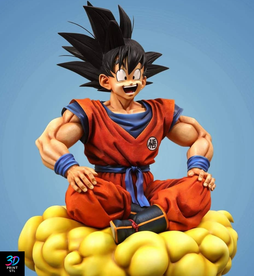 Goku Kamehameha Pose | DBZ 3D Print STL File