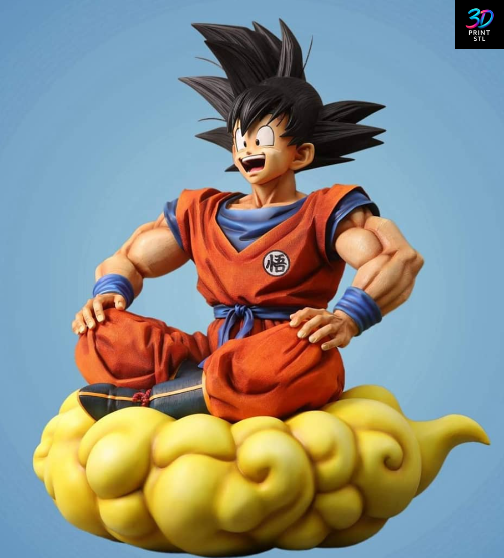 Goku Kamehameha Pose | DBZ 3D Print STL File - Image 2