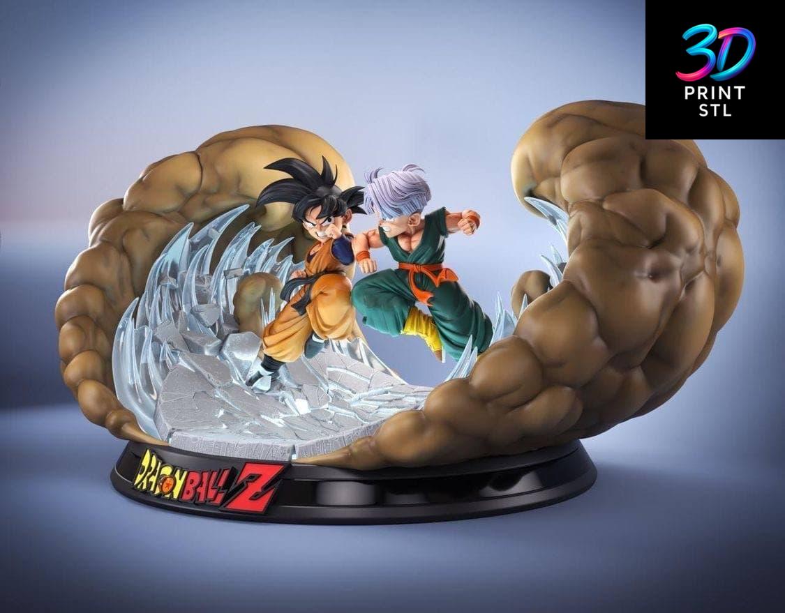 Goten vs Trunks Dragon Ball Z | 3D Print Model | STL