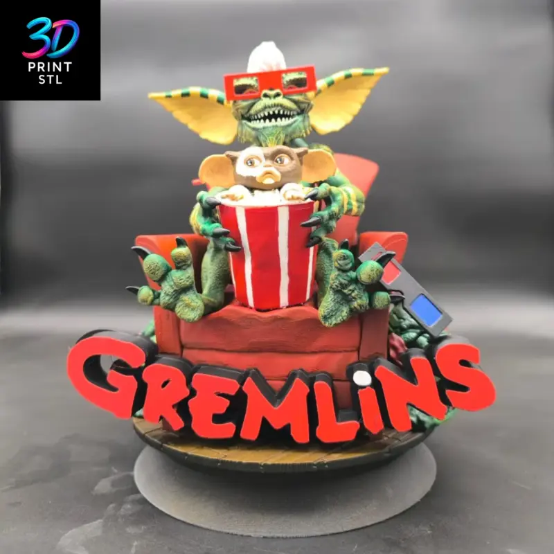 Gremlins Figure Gremlins | 3D Print File | STL - Image 5