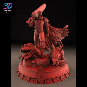 Guts Diorama Berserk | 3D Print Model | STL