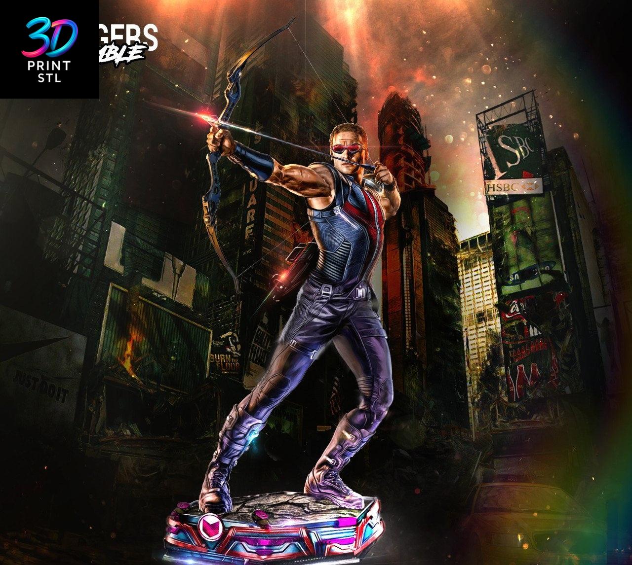 Hawkeye Marvel | 3D Print File | STL - Image 2