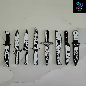 Horror Knives | 3D Print Model | STL