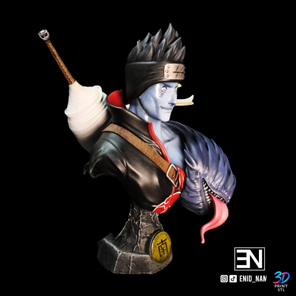 Hoshigaki Kisame Bust Naruto | 3D Print File | STL - Image 2