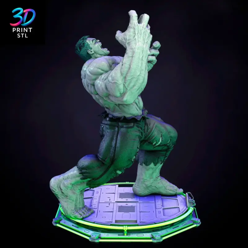 Hulk Figure Marvel Comics | STL for 3D Printers - Image 2