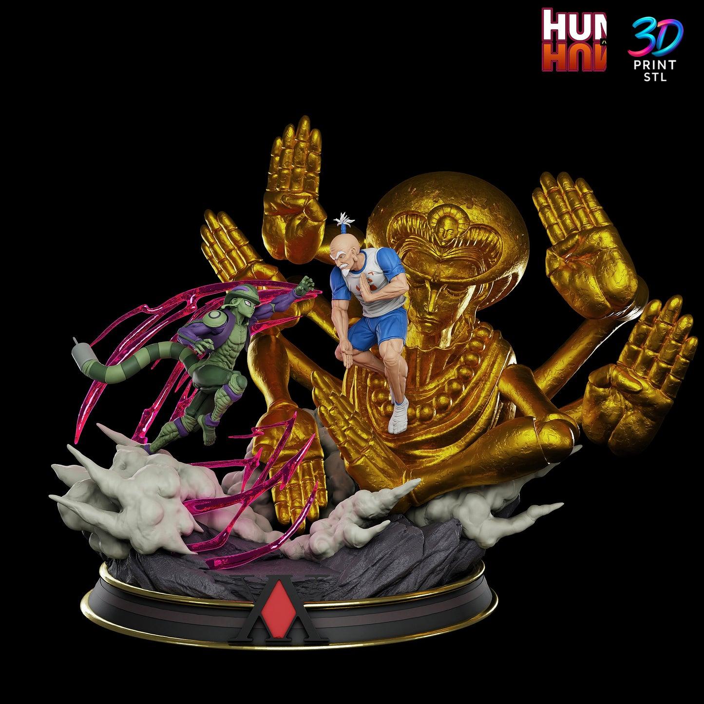 Netero vs Meruem Hunter x Hunter | 3D Print File | STL