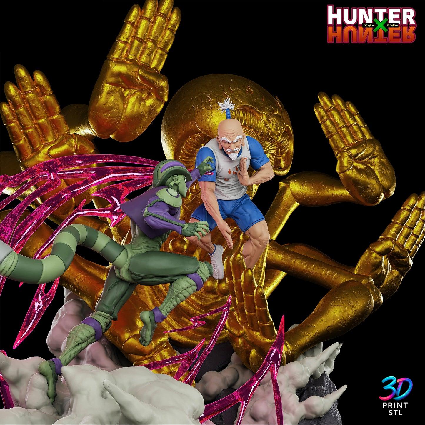 Netero vs Meruem Hunter x Hunter | 3D Print File | STL - Image 2