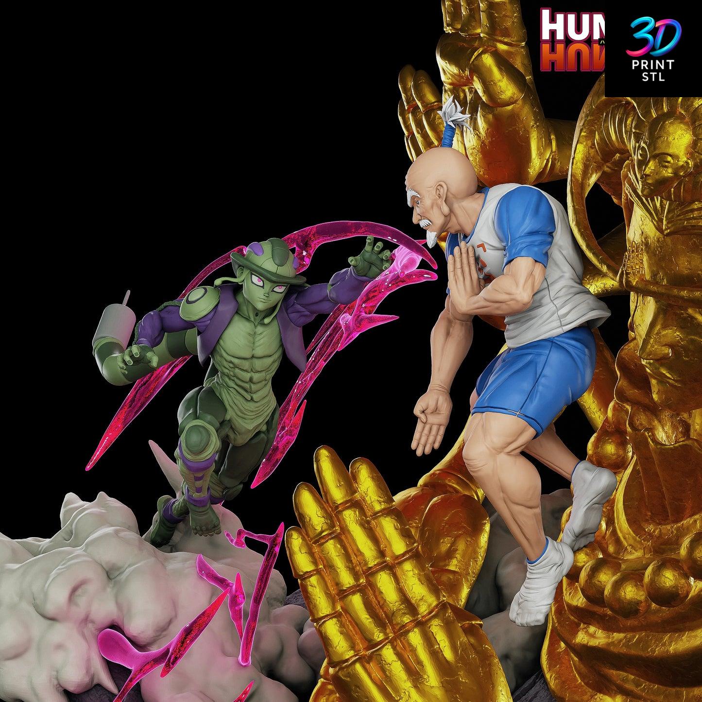 Netero vs Meruem Hunter x Hunter | 3D Print File | STL - Image 3