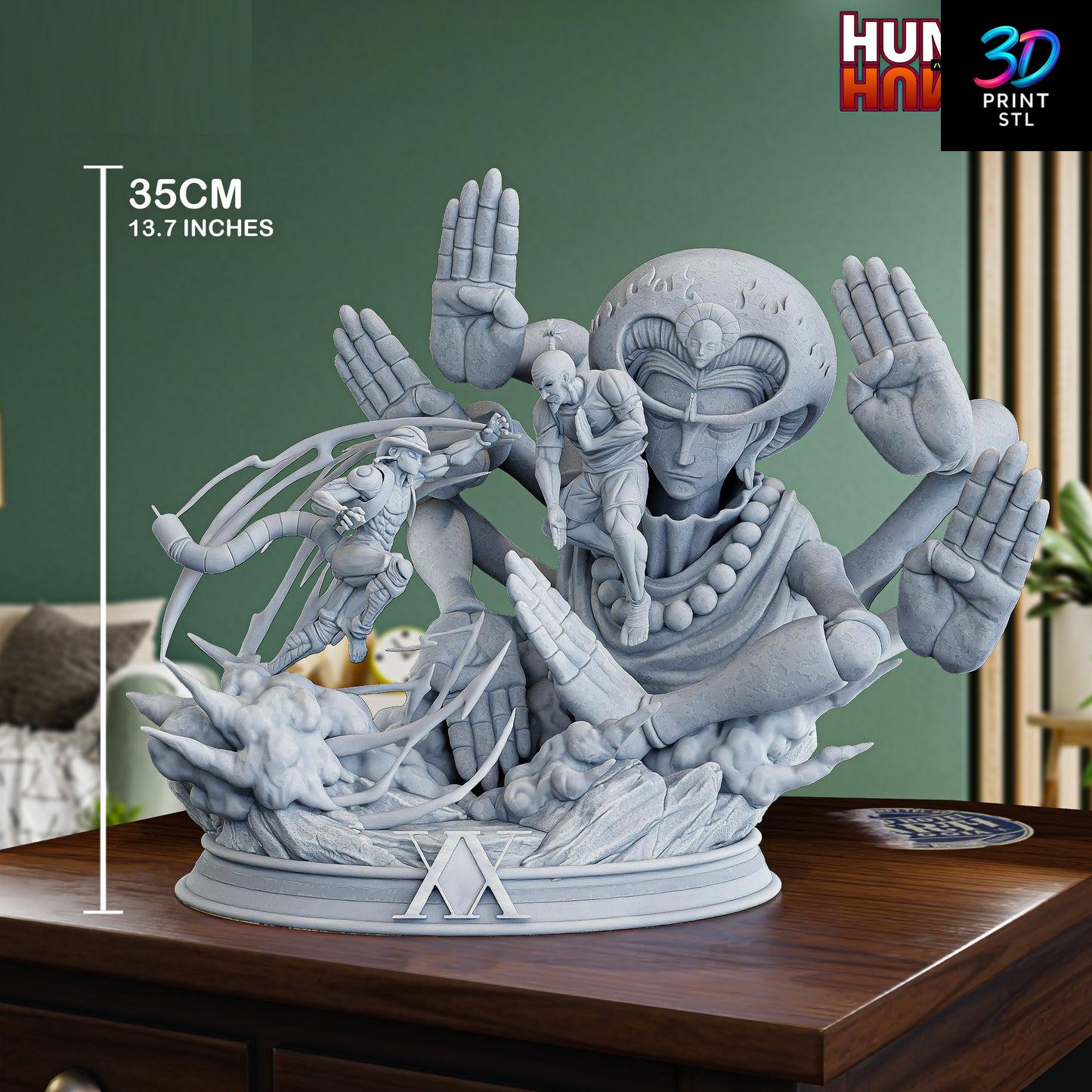 Netero vs Meruem Hunter x Hunter | 3D Print File | STL - Image 5