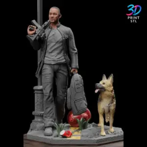 Will Smith Diorama I Am Legend | STL for 3D Printers