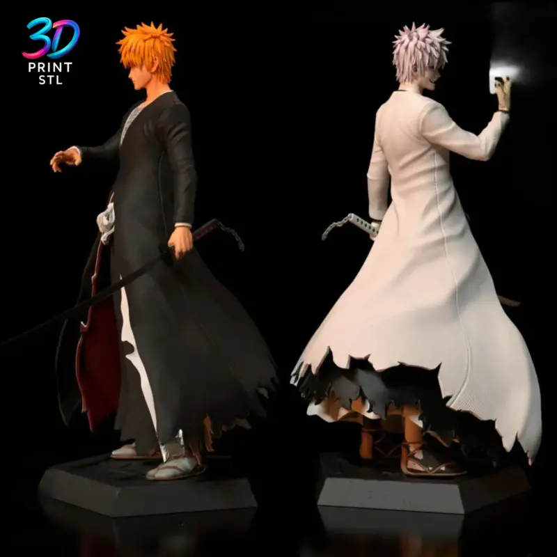 Ichigo Kurosaki & Hollow Ichigo Bleach | STL for 3D Printers - Image 3