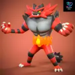 Incineroar Pokémon | 3D Print File | STL