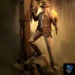 Indiana Jones | 3D Print File | STL