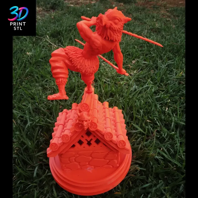 Inosuke Hashibira Figure Demon Slayer | STL File for 3D Printing - Image 2