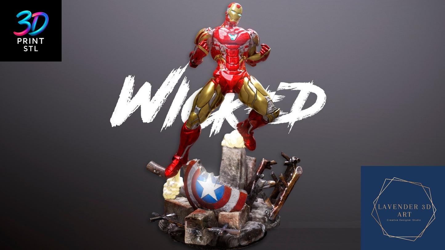 Iron Man Marvel | 3D Print File | STL