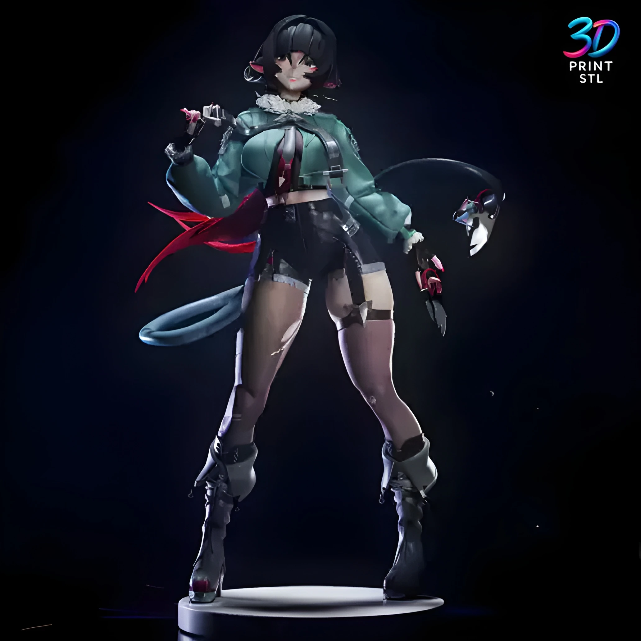 Jane Doe Zenless Zone Zero | 3D Print File | STL - Image 2