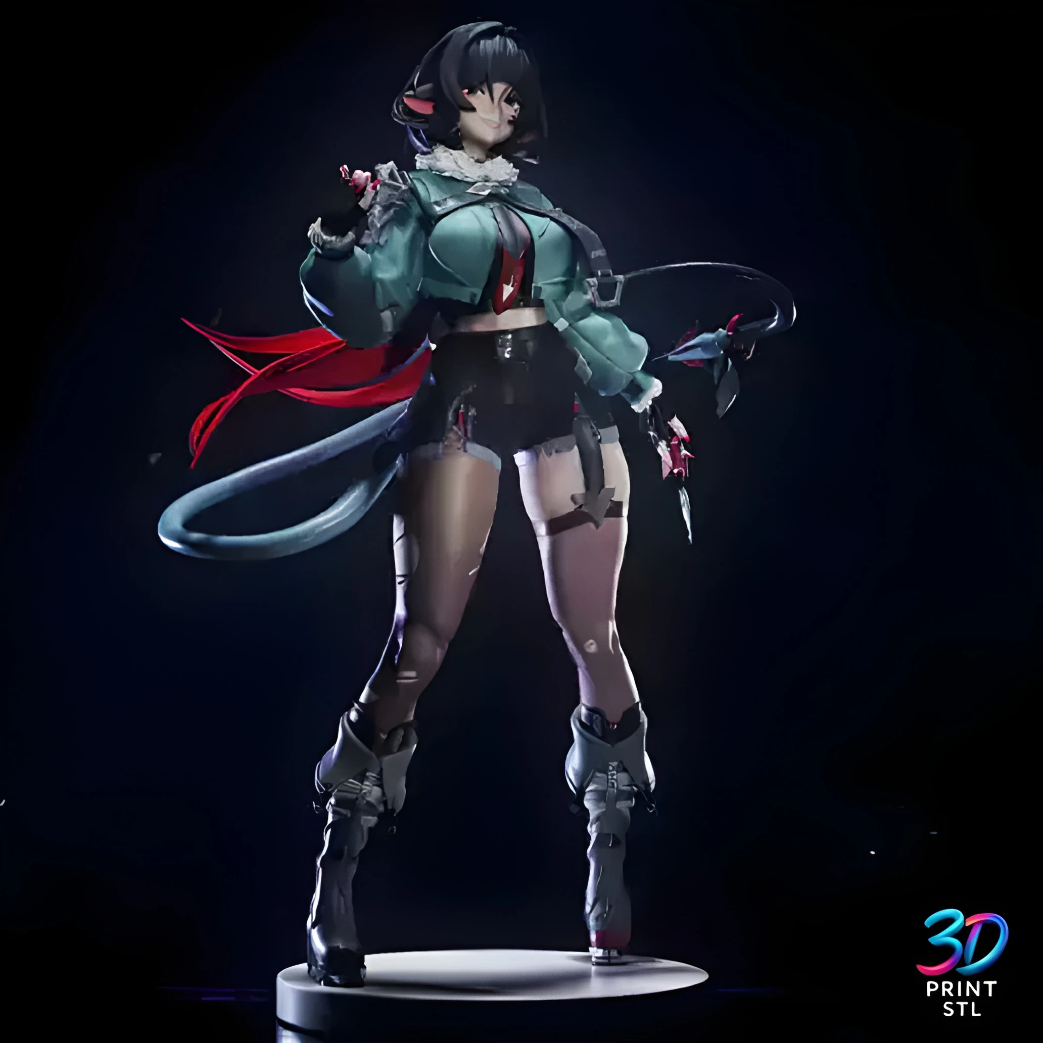 Jane Doe Zenless Zone Zero | 3D Print File | STL - Image 3