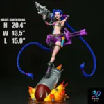 Jinx League of Legends | 3D Print File | STL