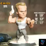 John McClane Chibi Die Hard | STL for 3D Printers