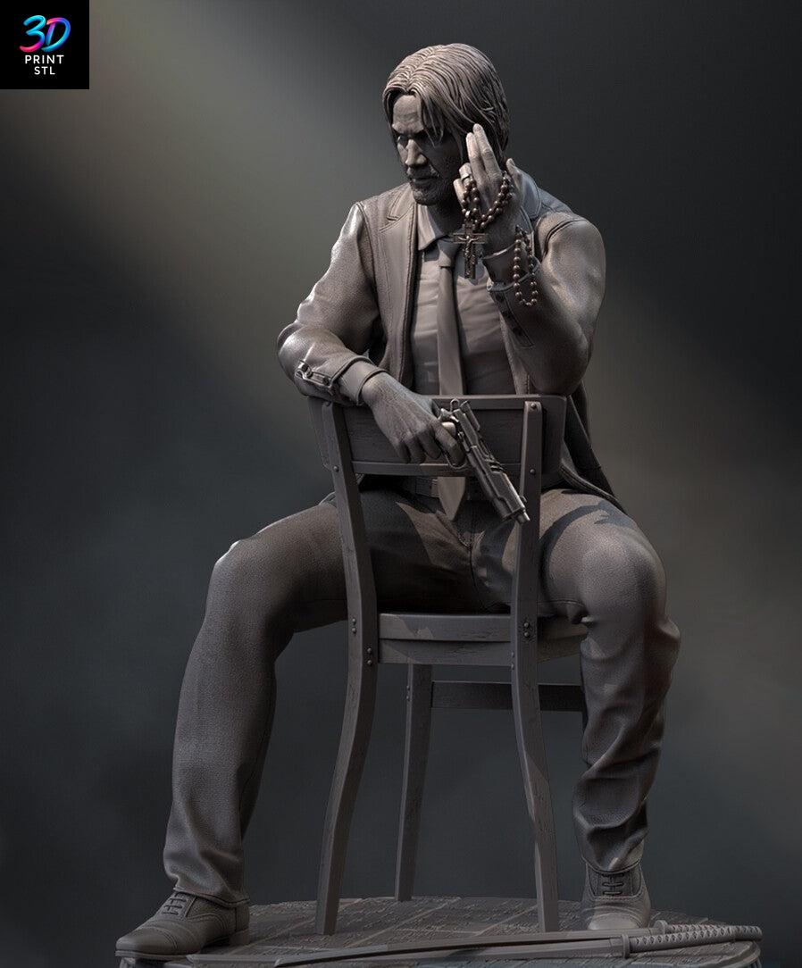 John Wick Figure John Wick | STL for 3D Printers - Image 2