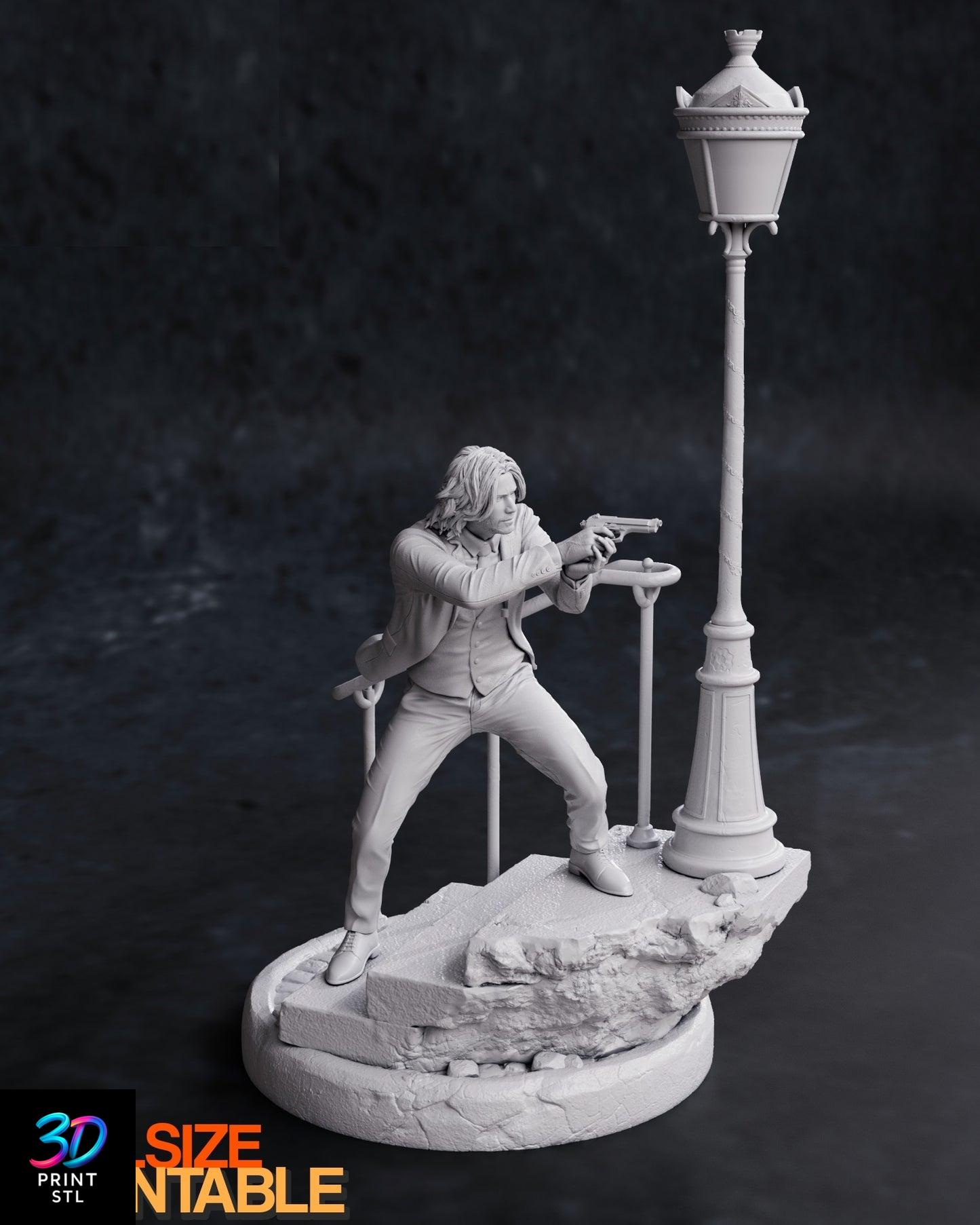 John Wick Figure John Wick Movie | STL for 3D Printers - Image 5