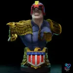 Judge Dredd Bust Judge Dredd | STL for 3D Printers