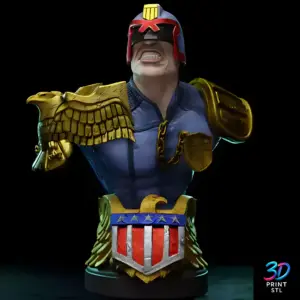 Judge Dredd Bust Judge Dredd | STL for 3D Printers