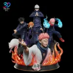 Yuji Sukuna Gojo Megumi Nobara Diorama Jujutsu Kaisen | 3D Print File | STL